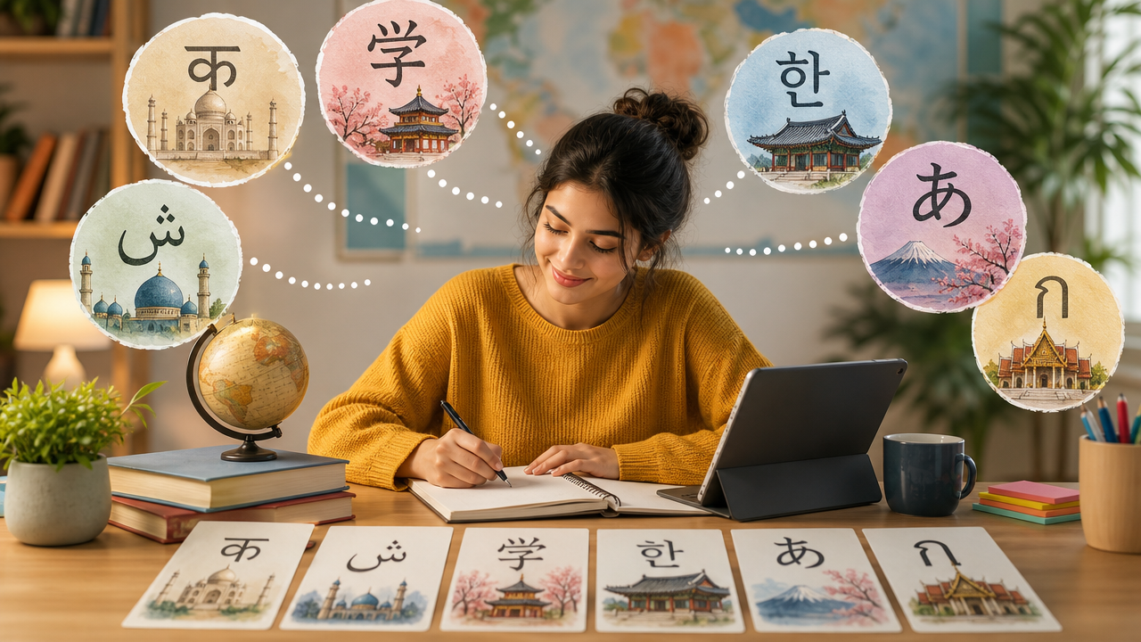 How to Learn a New Alphabet Quickly (And Why You Will Learn the Language Faster)